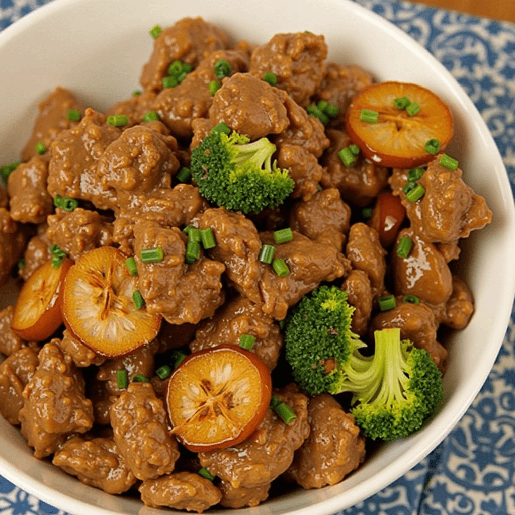 Beef Stir Fry with Ginger-Sesame Sauce