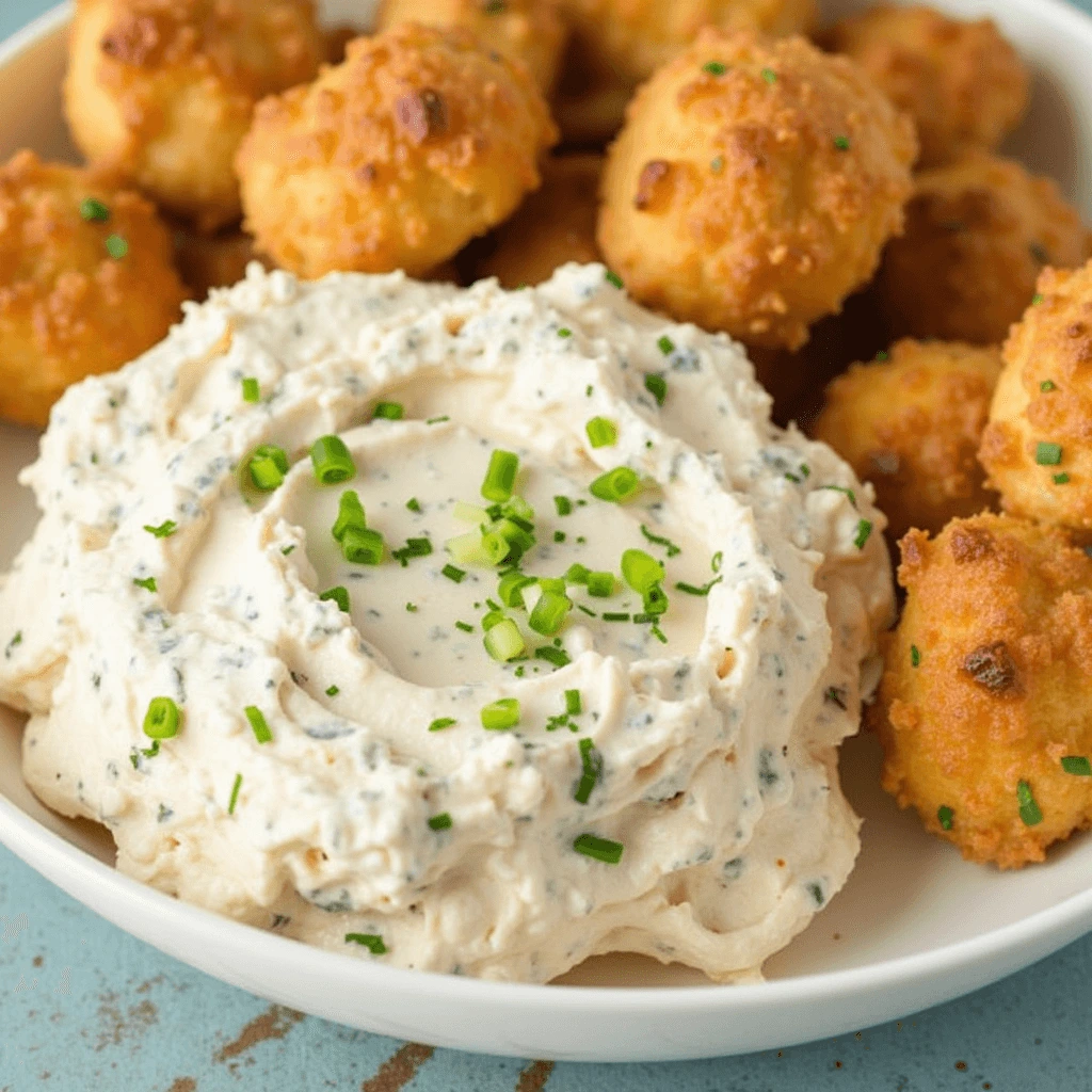 Gourmet Smoked Fish Dip Served with Assorted Dippers