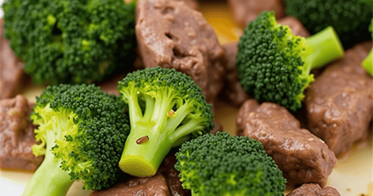 a plate of beef and broccoli recipes