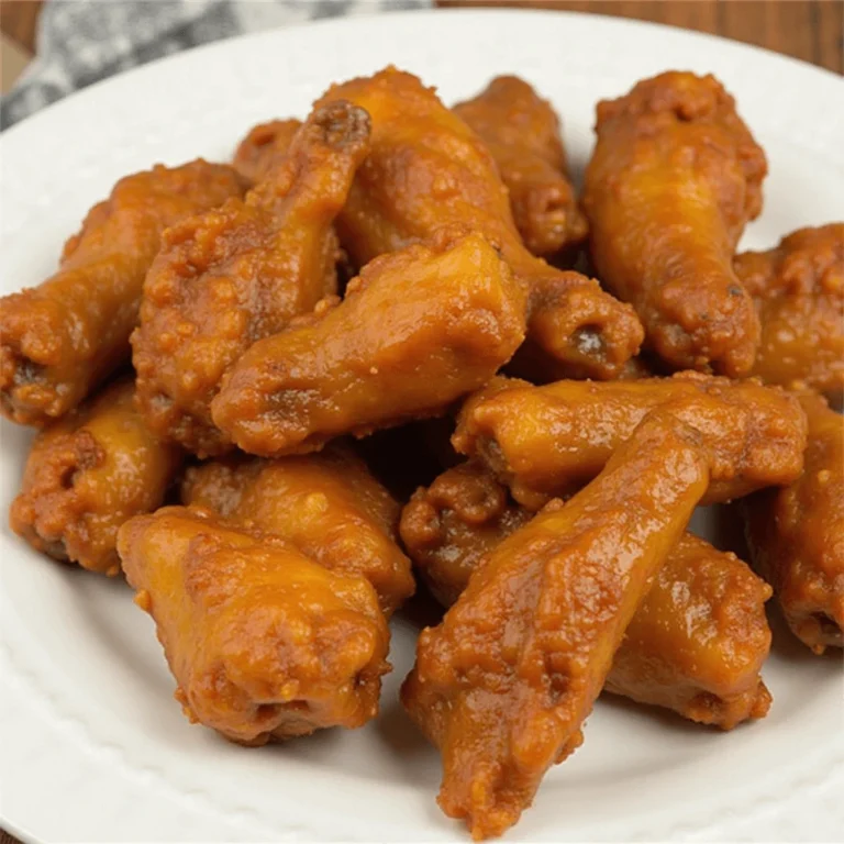 Juicy Cowboy Butter Chicken Wings on a wooden platter garnished with parsley