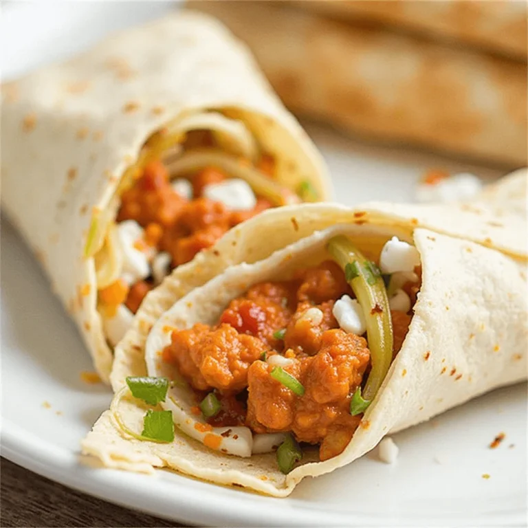 Buffalo chicken wrap recipe served with lettuce, tomato, and cheese