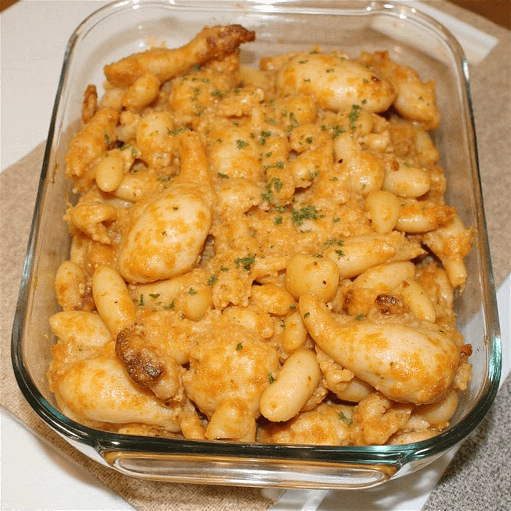 Creamy chicken riggies recipe pasta with bell peppers and Parmesan cheese