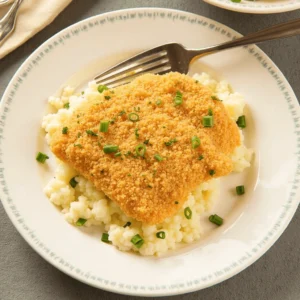 Golden baked trout fillets from Panko-Crusted Baked Trout Recipe