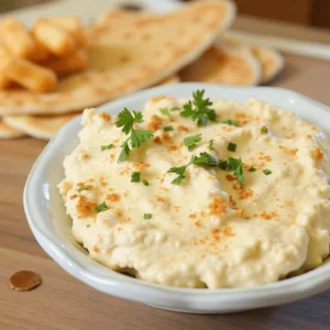 Smoked Fish Dip recipe Ingredients on a Table